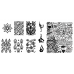 Aeropuffing, пластина для стемпинга Stamping Plate, B3-20 (йога) Aeropuffing, пластина для стемпинга Stamping Plate, B3-20 (йога)