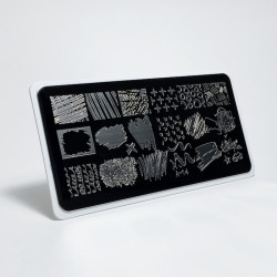 Aeropuffing, пластина для стемпинга Stamping Plate, A-14 (геометрия)