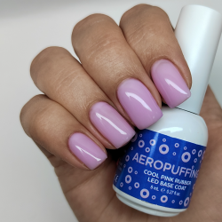Aeropuffing, база каучуковая холодно-розовая Cool Pink Rubber LED Base Coat, 8 мл. Aeropuffing, база каучуковая холодно-розовая Cool Pink Rubber LED Base Coat, 8 мл.