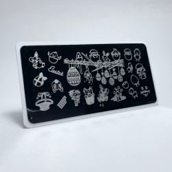 Aeropuffing, пластина для стемпинга Stamping Plate, Y-1 (пасхальный)