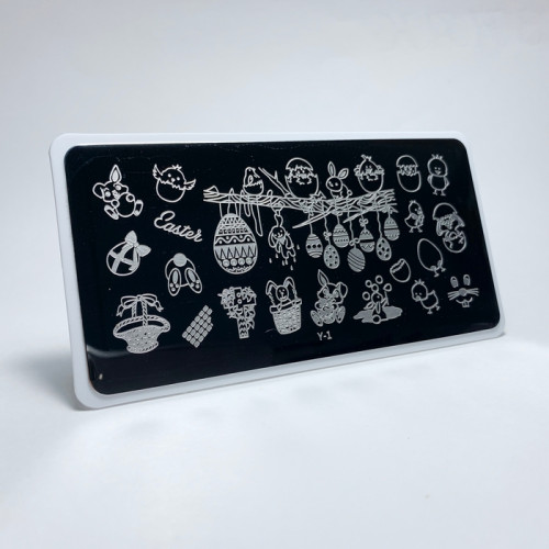Aeropuffing, пластина для стемпинга Stamping Plate, Y-1 (пасхальный) Aeropuffing, пластина для стемпинга Stamping Plate, Y-1 (пасхальный)