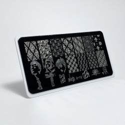 Aeropuffing, пластина для стемпинга Stamping Plate, A-16 (винтаж)