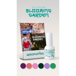 Aeropuffing, коллекция гель-лаков Blooming Garden (6 оттенков + палитра в подарок)