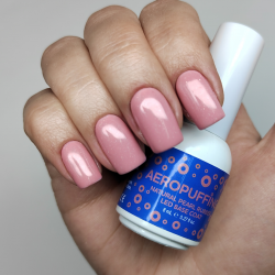 Aeropuffing, база каучуковая натурально-бежевый с мерцанием Natural Pearl Rubber LED Base Coat, 8 мл Aeropuffing, база каучуковая натурально-бежевый с мерцанием Natural Pearl Rubber LED Base Coat, 8 мл