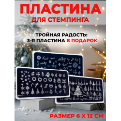 Aeropuffing, набор из 3-х пластин для стемпинга (A-12, A-27, A-31) Aeropuffing, набор из 3-х пластин для стемпинга (A-12, A-27, A-31)