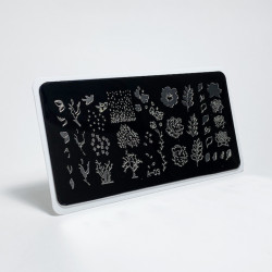 Aeropuffing, пластина для стемпинга Stamping Plate, A-03 (времена года)