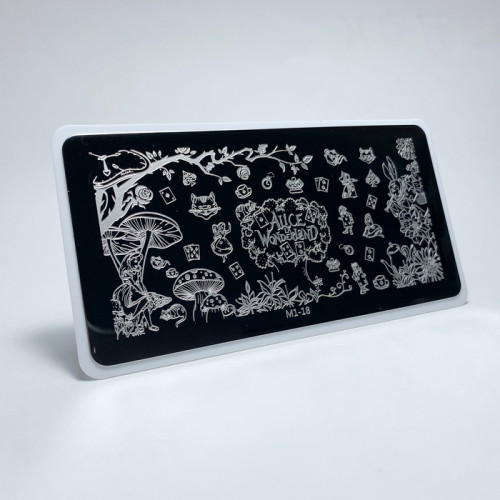 Aeropuffing, пластина для стемпинга Stamping Plate, M1-18 (Алиса в стране чудес) Aeropuffing, пластина для стемпинга Stamping Plate, M1-18 (Алиса в стране чудес)